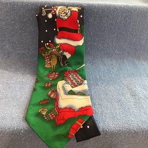 Christmas Golf Necktie